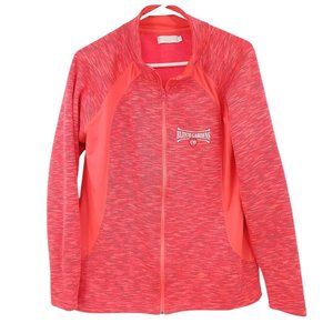 Coconut Creek Elitch Gardens CO Fleece Neon Pink Full Zip Sweater Women's XL